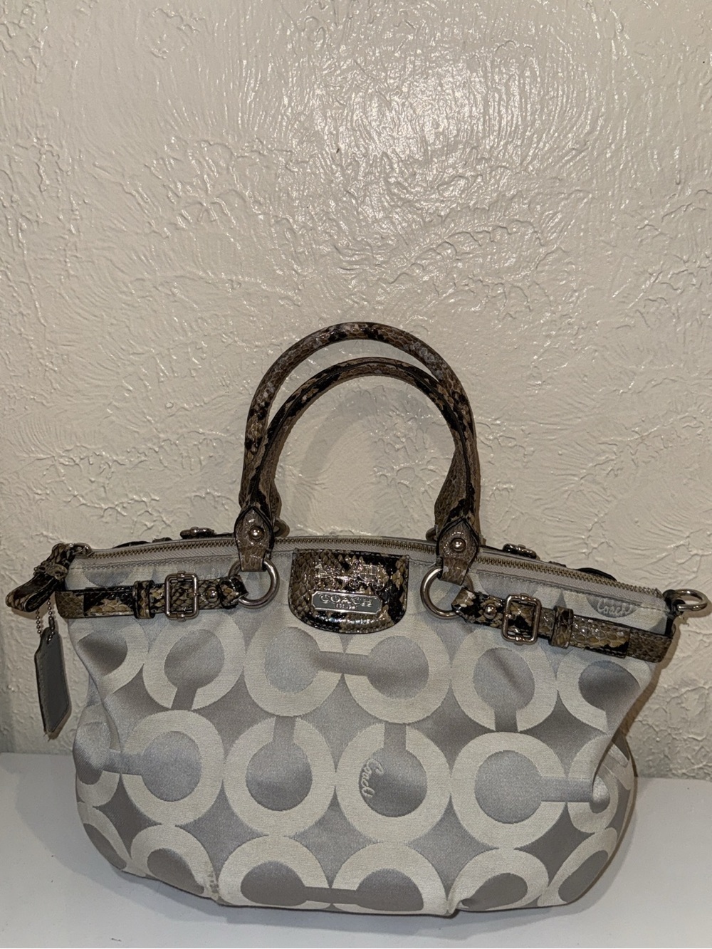Coach Gray Signature